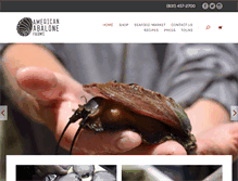 Tablet Screenshot of americanabalone.com